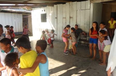 Niños en recreación