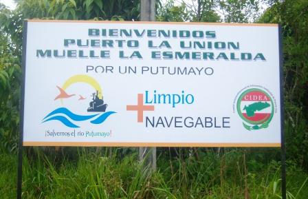 Valla Puerto La Unión