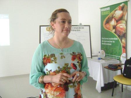 Nancy Jazmín Díaz Cortés del Centro de Información de Proexport Colombia