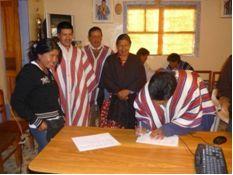 Integrantes veeduría ciudadana en Santiago Putumayo